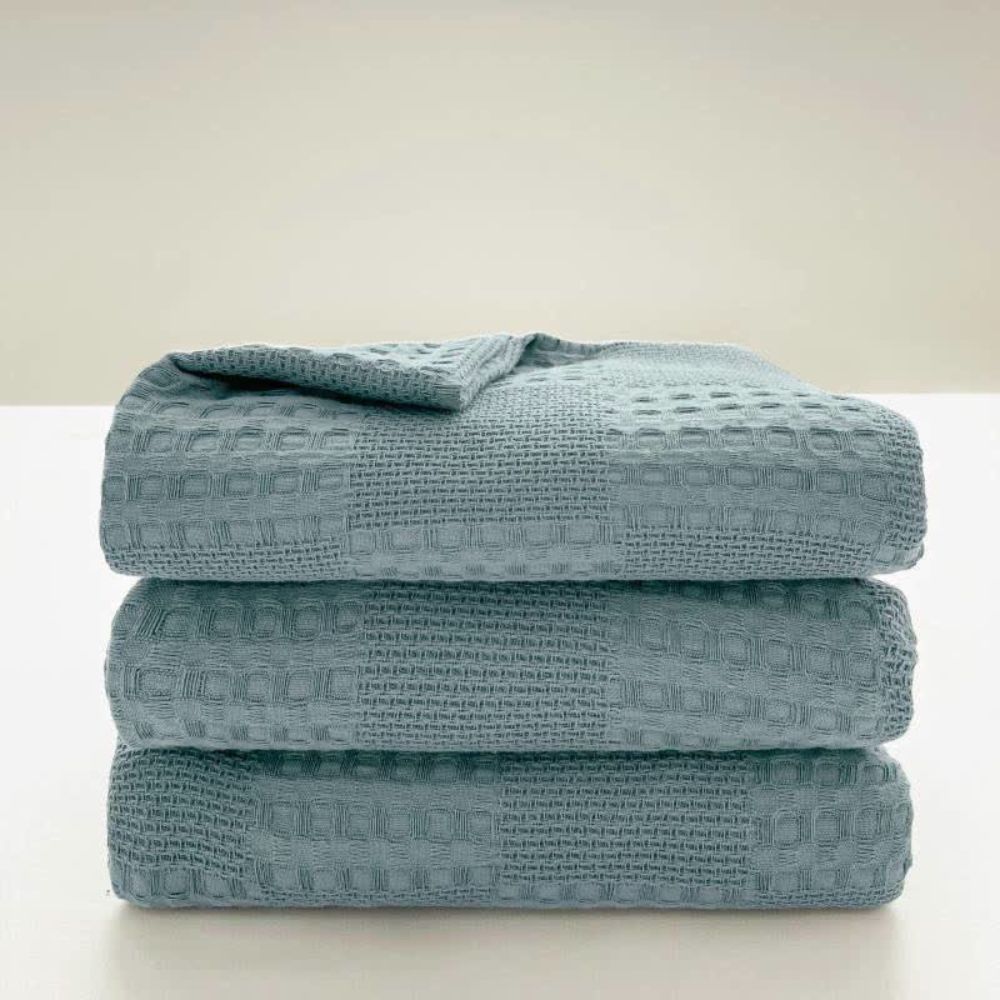 Soft Waffle Weave Blanket