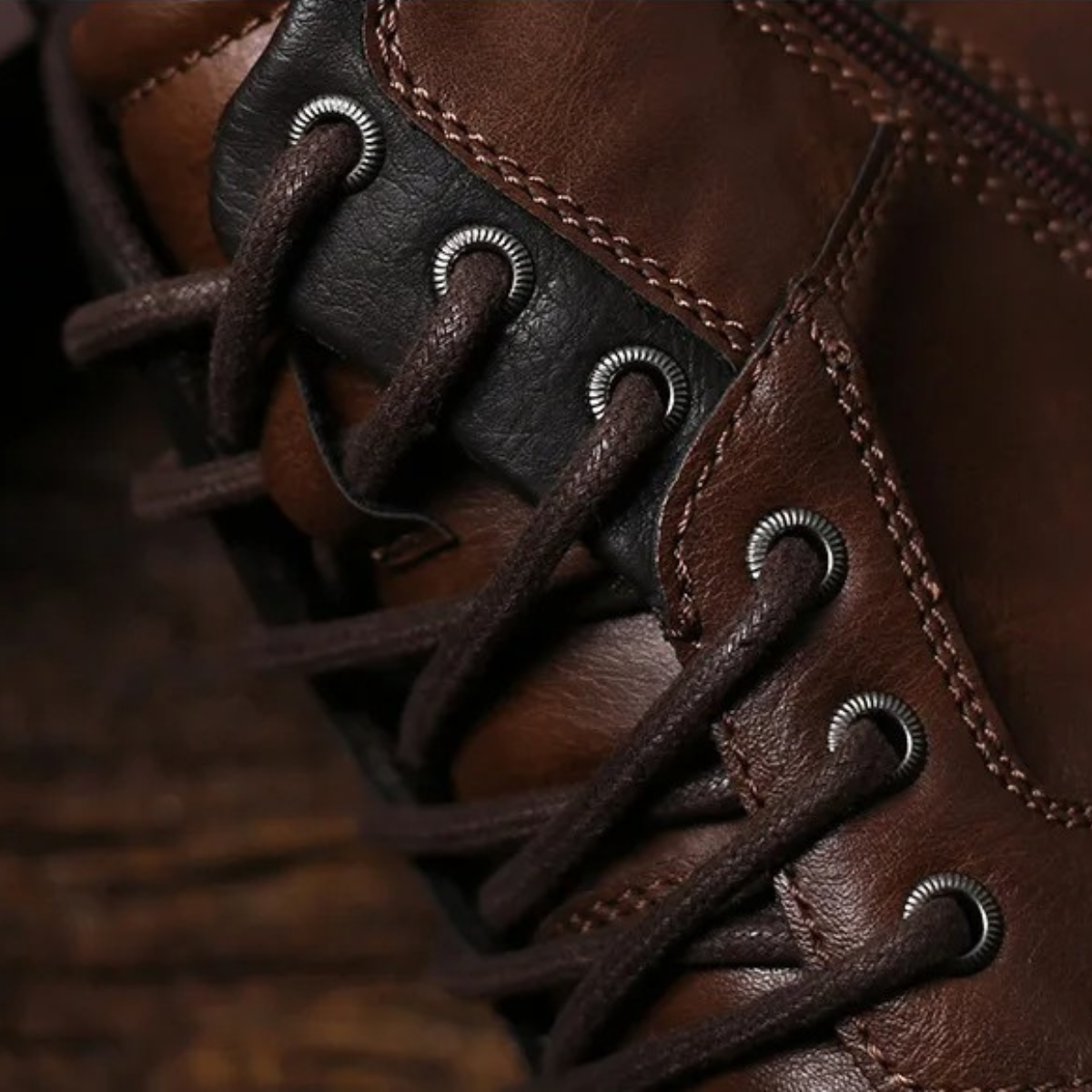 Men's Leather Combat Boots