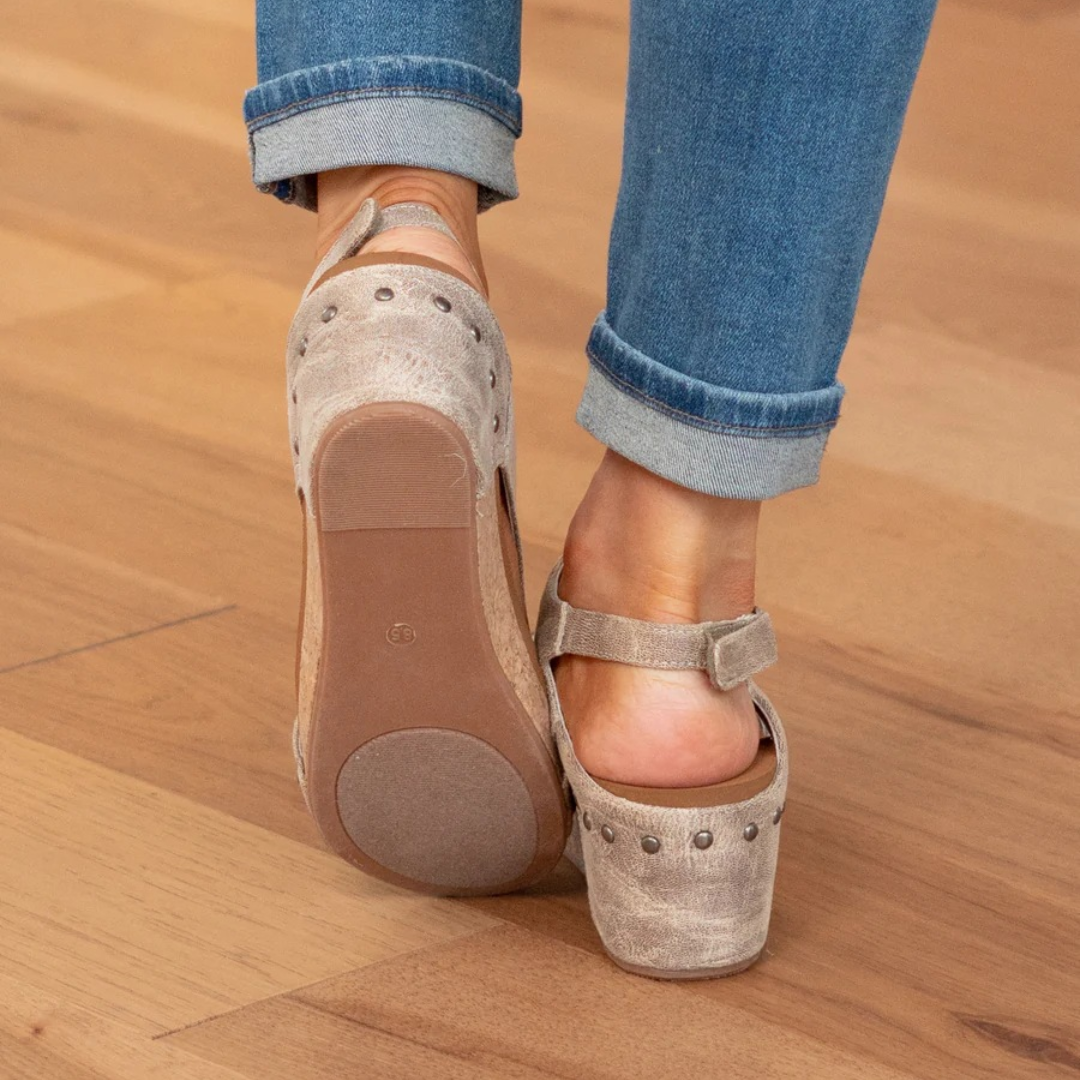Women's Platform Wedge Sandals Open-Toe