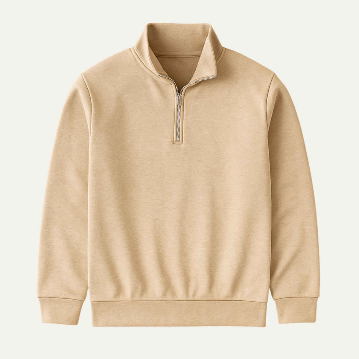 Men's Half Zip Knitted Sweater - Vonnera