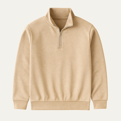Men's Half Zip Knitted Sweater - Vonnera