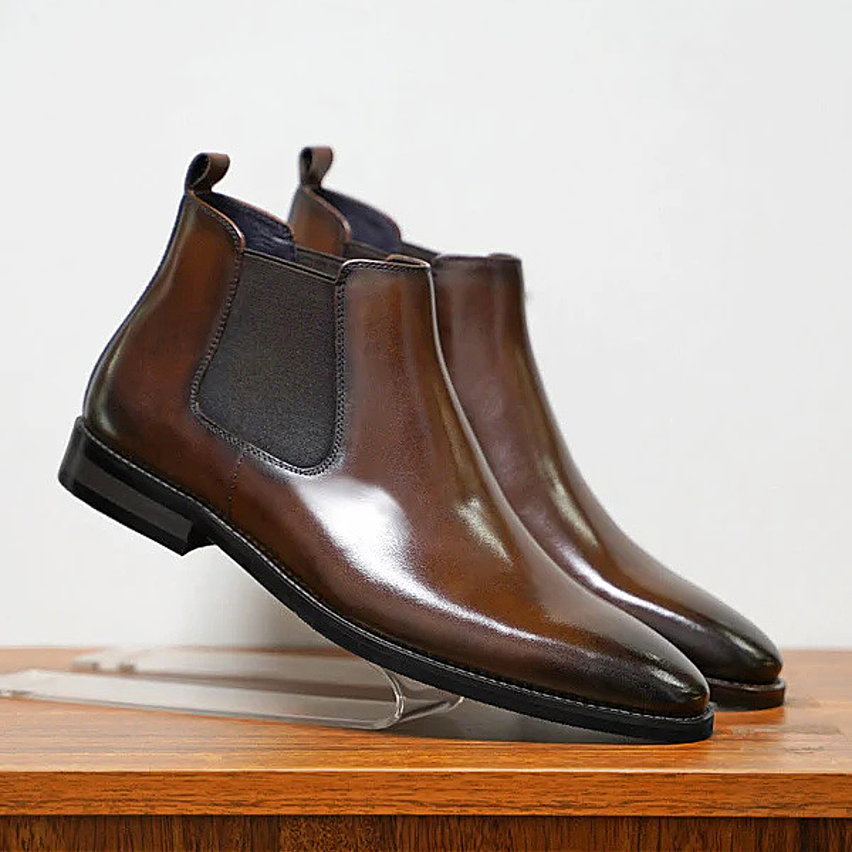 Hawthorne Men's Leather Ankle Boots Black