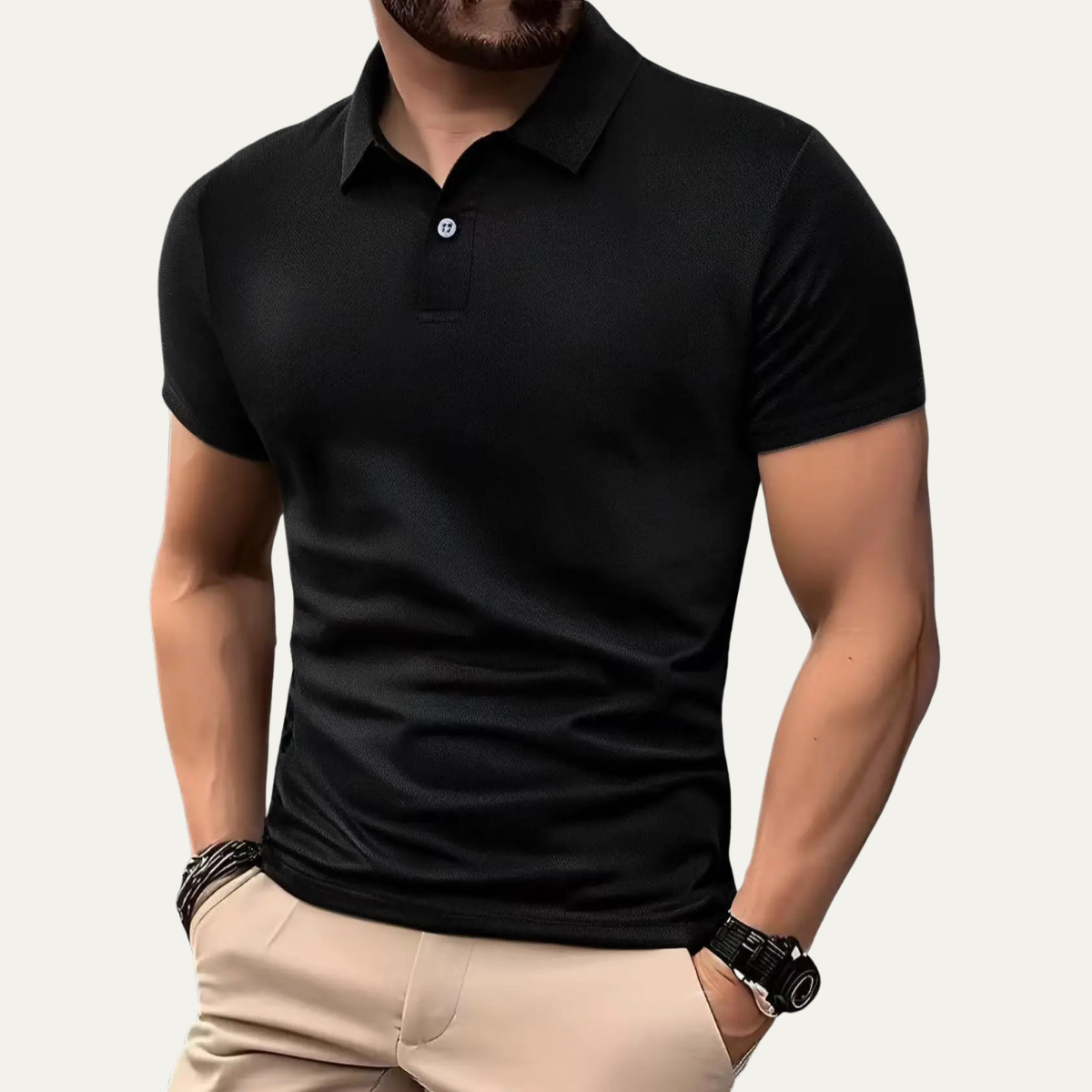 Carloforte Men's Polo Shirt Quick-Dry Athletic