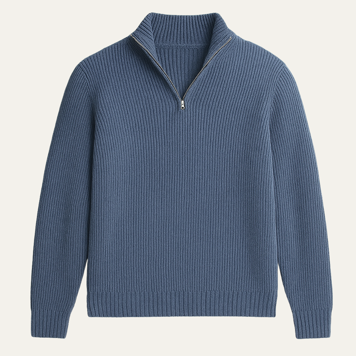 Vicenza Men's Soft Knit Half Zip Sweater - Vonnera