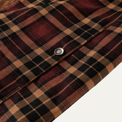 Men's Plaid Flannel Jacket Fleece Lined
