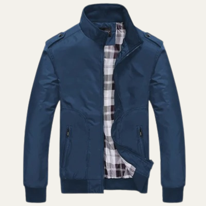 Men's Bomber Jacket Lightweight Stand Collar