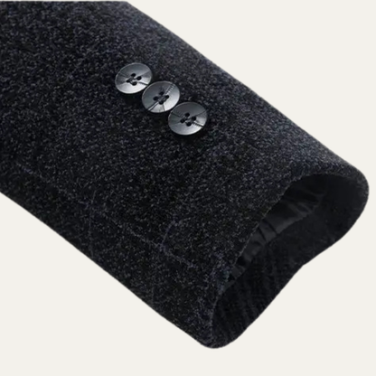 Men's Business Blazer Warm Fur Lining