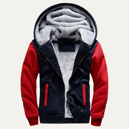 Men's Fleece Zip Up Hoodie Jacket - Vonnera