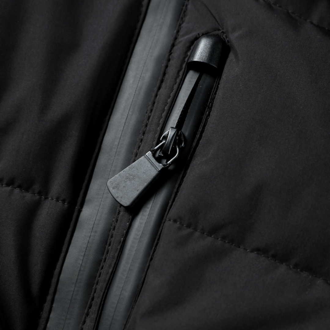 Women's Puffer Jacket Water Repellent With Belt