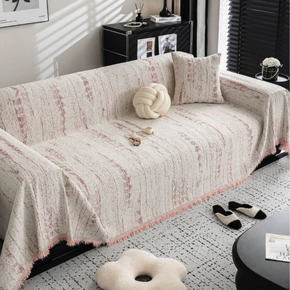 Elegant Sofa Cover Soft Comfortable Beige