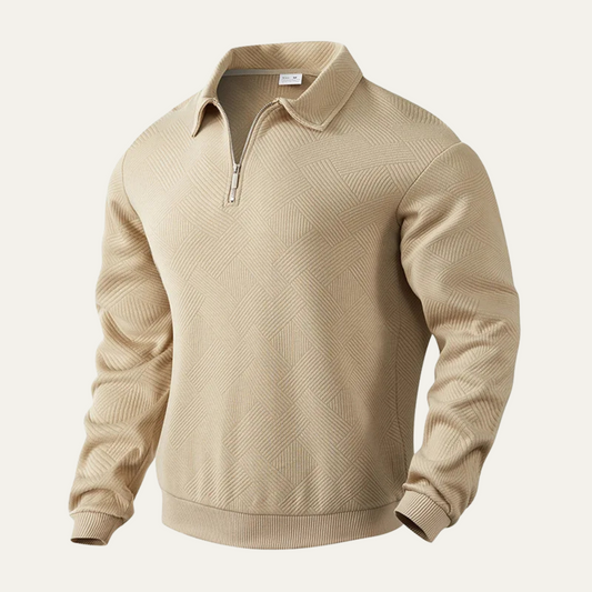 Men's Quarter Zip Sweater Lightweight - Vonnera