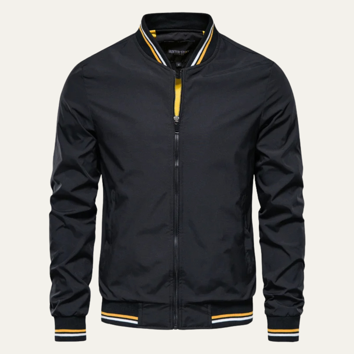 Men's Slim Fit Bomber Jacket Casual Zip Up