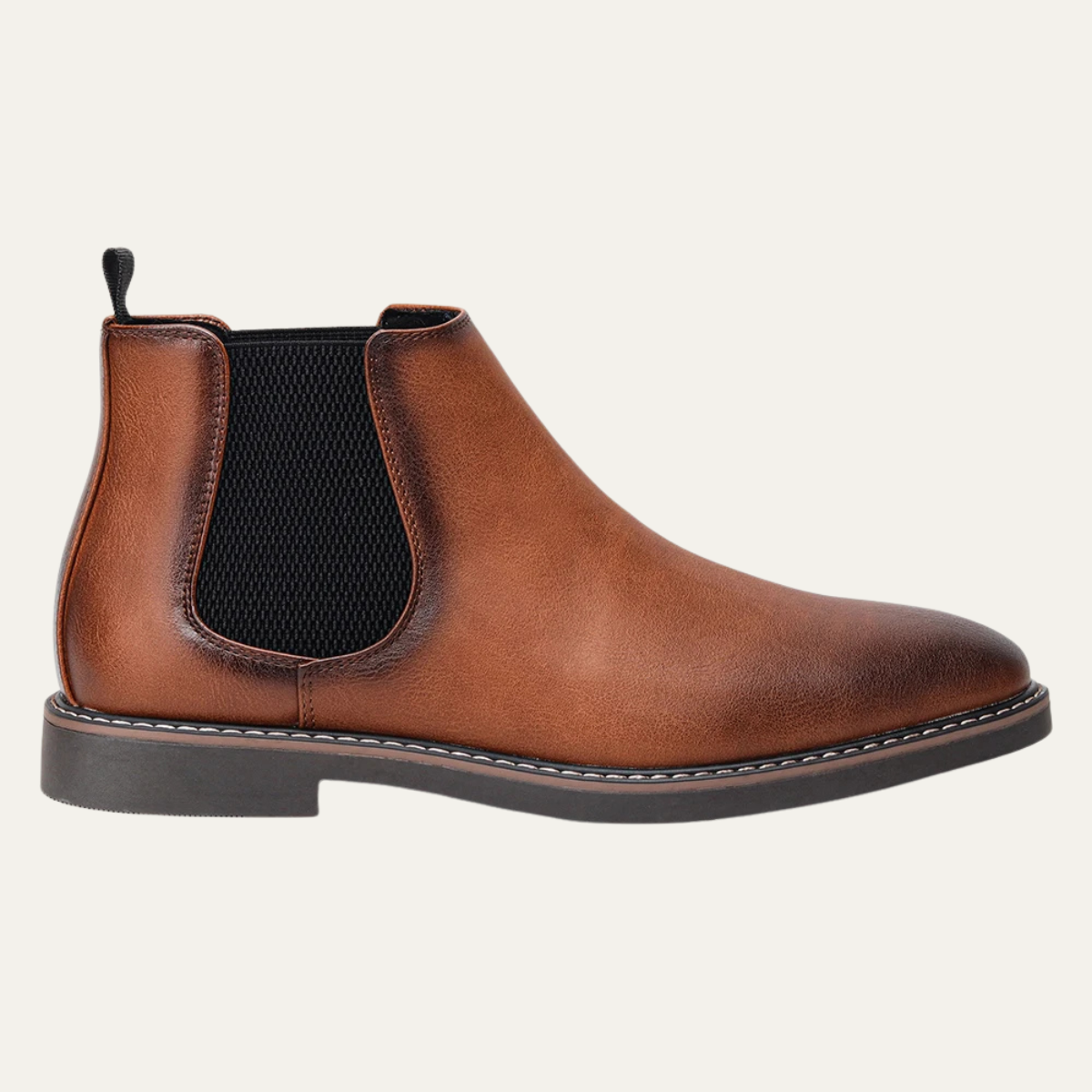 Men's Leather Chelsea Boots Ankle Brown