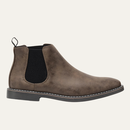 Men's Leather Chelsea Boots Ankle Brown