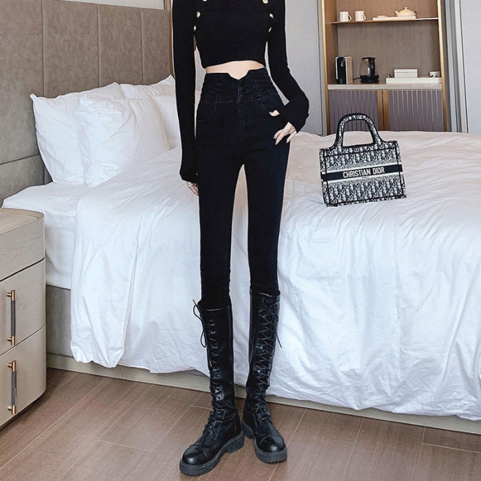 Women's High Waisted Jeans - Vonnera