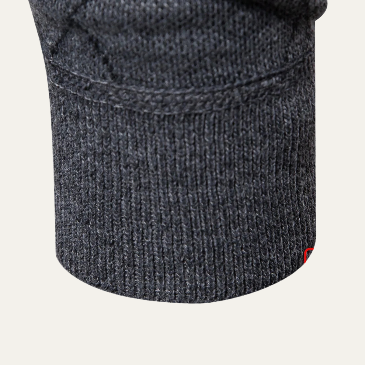 Men's Quarter Zip Knit Sweater Diamond Pattern