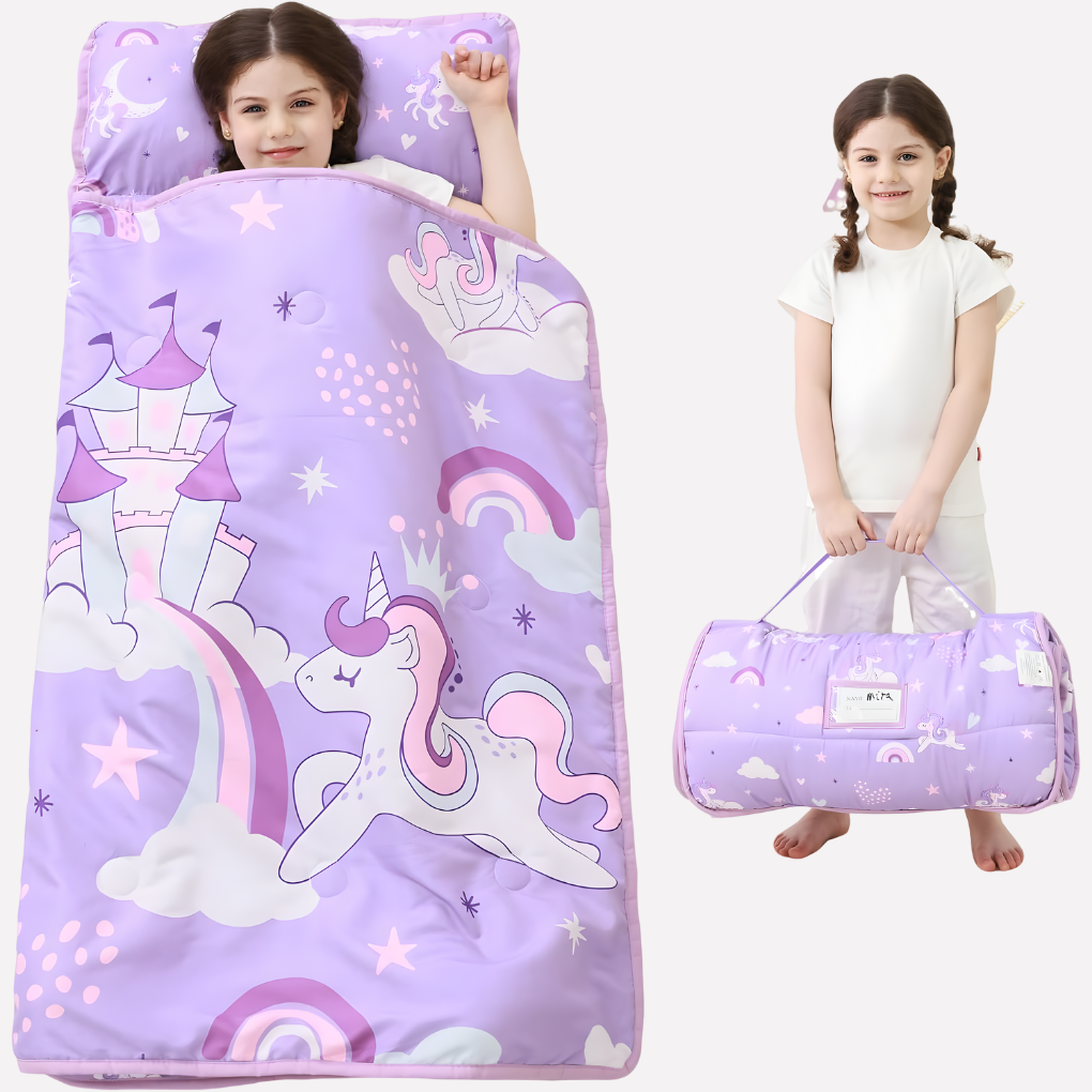 Toddler Sleep Mat With Pillow And Blanket
