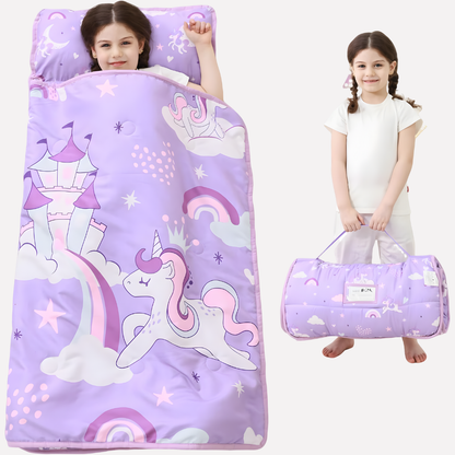 Toddler Sleep Mat With Pillow And Blanket