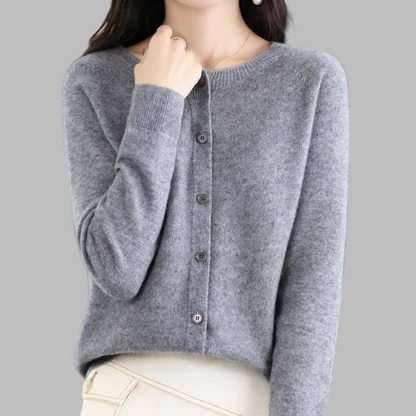 Women's Open Neck Cardigan