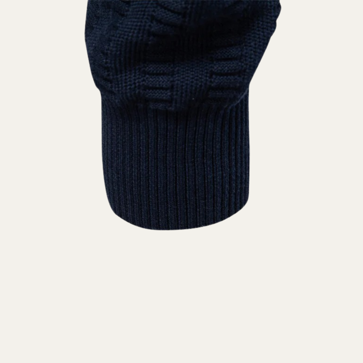 Men's Quarter Zip Winter Sweater Knit