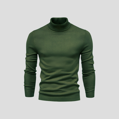 Men's Turtleneck Wool Sweater