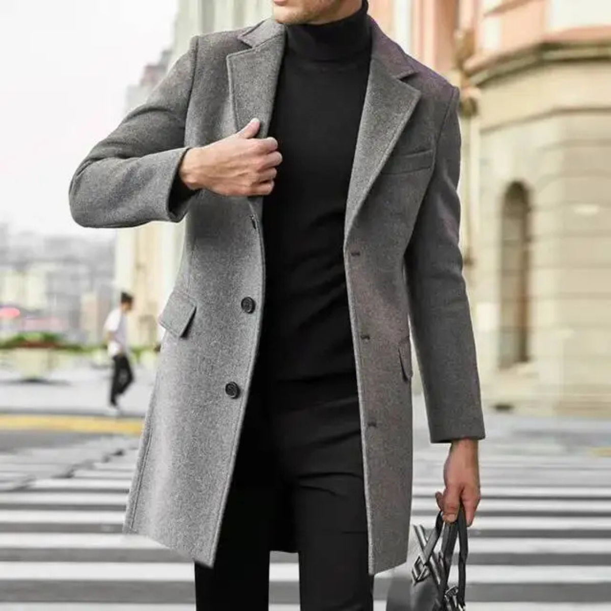 Men's Tailored Overcoat Smart Wool The Eastgate
