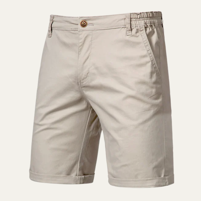 Men's Cotton Flat Front Shorts - Vonnera