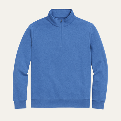 Men's Fleece Half Zip Turtleneck Sweater - Vonnera