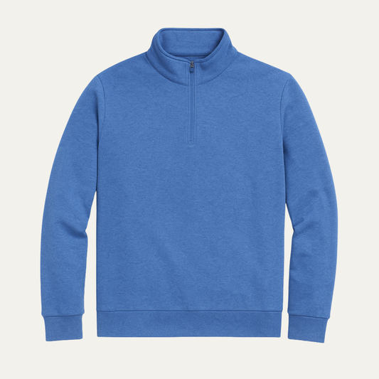 Men's Fleece Half Zip Turtleneck Sweater - Vonnera
