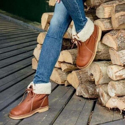 Women's Ankle Boots Folded Cuff