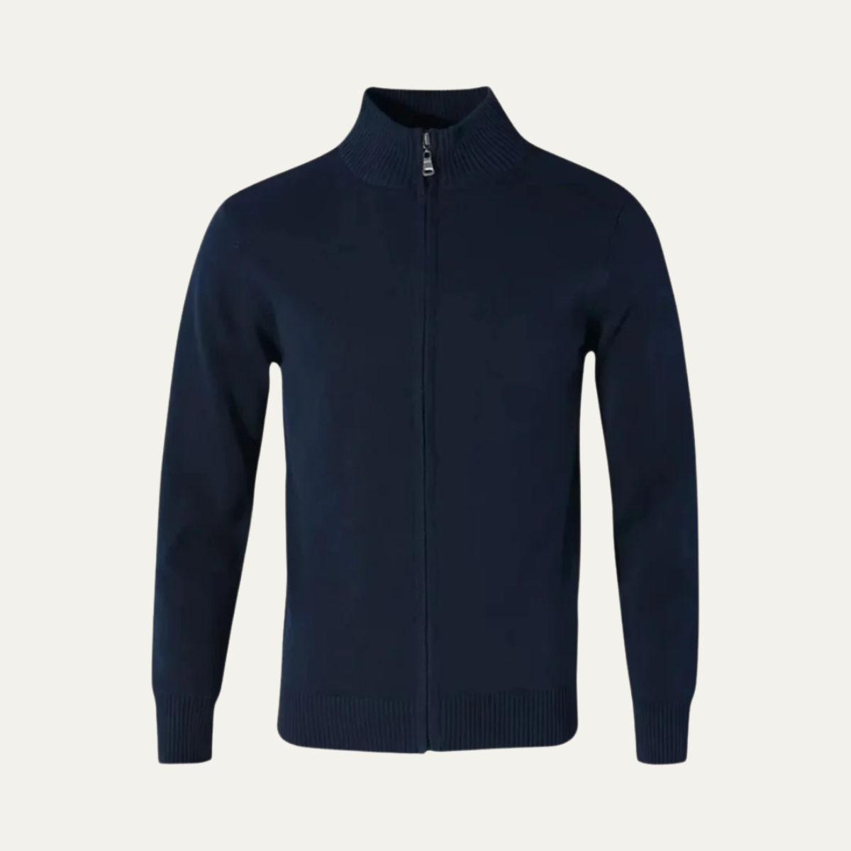 Men's Cotton Zip Cardigan Sweater - Vonnera