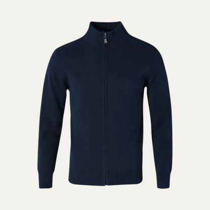Men's Cotton Zip Cardigan Sweater - Vonnera
