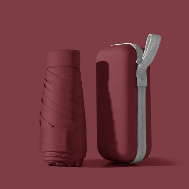 Portable Travel Umbrella With Case