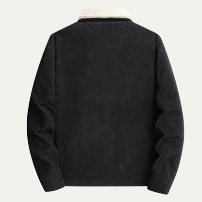 Men's Corduroy Coat Sherpa Fleece Lined Warm