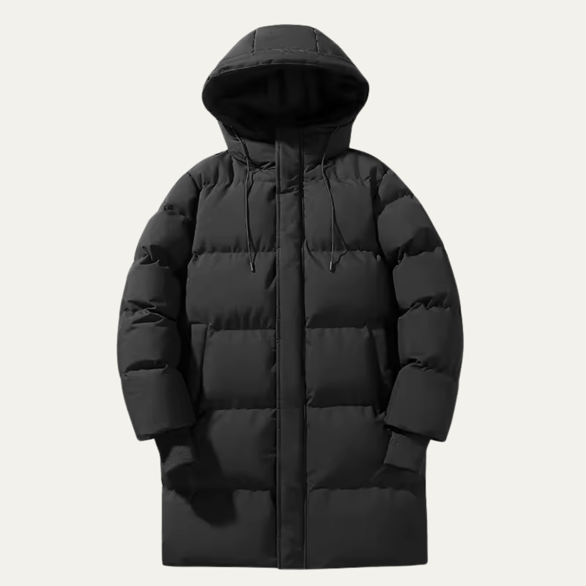 Men's Waterproof Hooded Puffer Parka Long Multi-Pocket - Vonnera