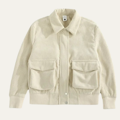 Men's Corduroy Utility Jacket With Pocket