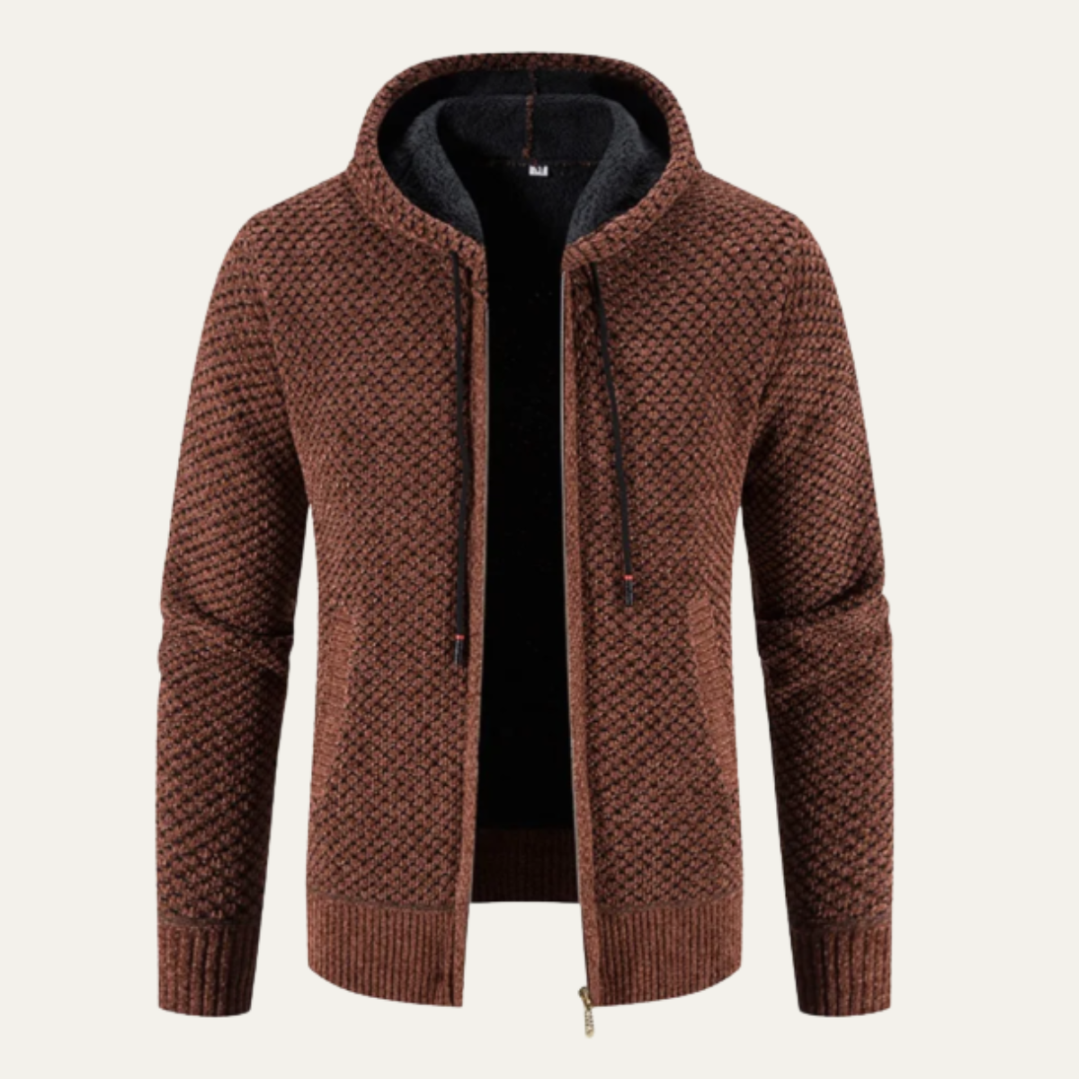Men's Fleece Lined Hoodie Jacket
