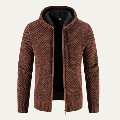 Men's Fleece Lined Hoodie Jacket