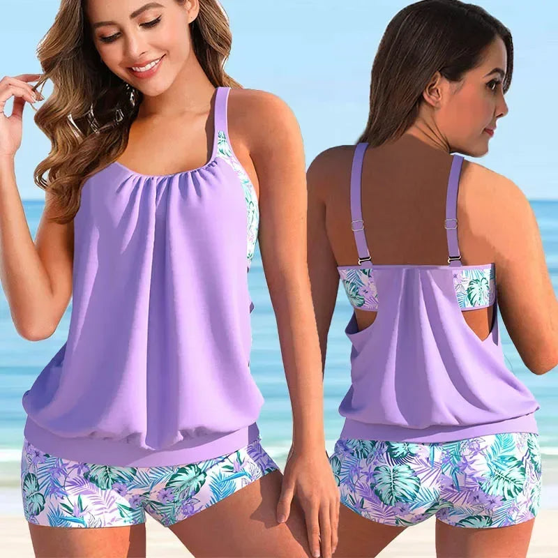 Women's Floral Print Bikini Set