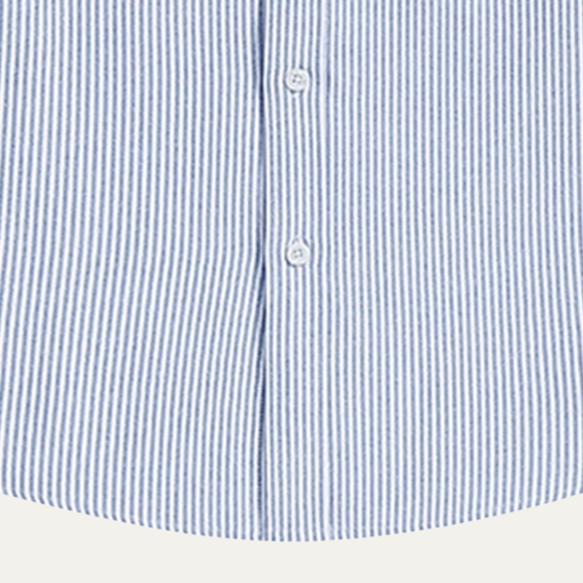 Men's Striped Classic Collar Shirt with Pocket