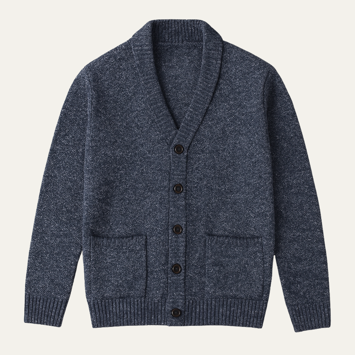 Peschiera Men's V Neck Cardigan Knitted Casual - Vonnera