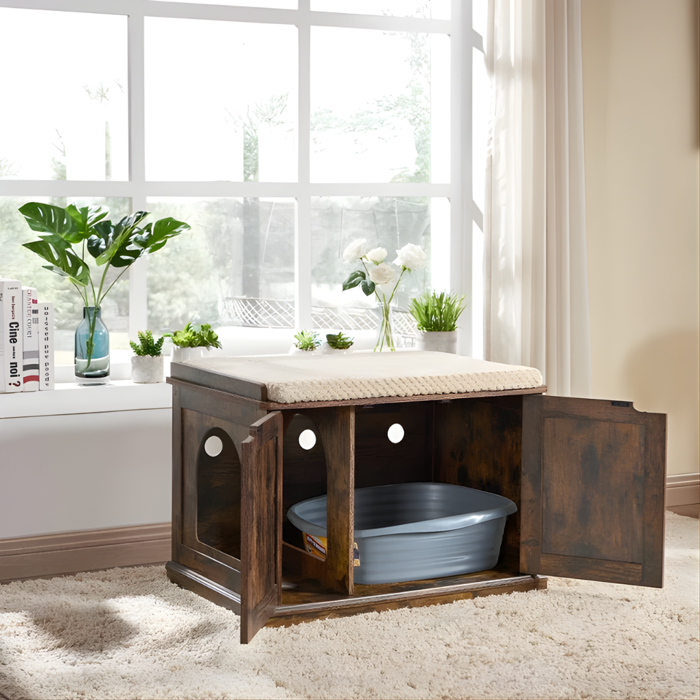 Cat Litter Box Enclosure