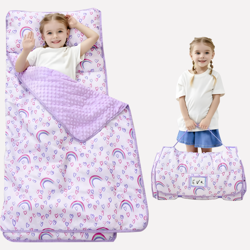 Toddler Sleep Mat With Pillow And Blanket