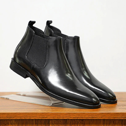 Hawthorne Men's Leather Ankle Boots Black