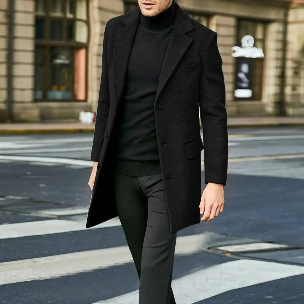 Men's Tailored Overcoat Smart Wool The Eastgate