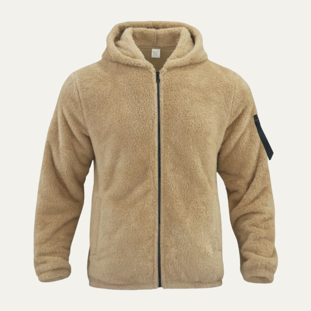 Men's Soft Velvet Fleece Hoodie Jacket - Vonnera