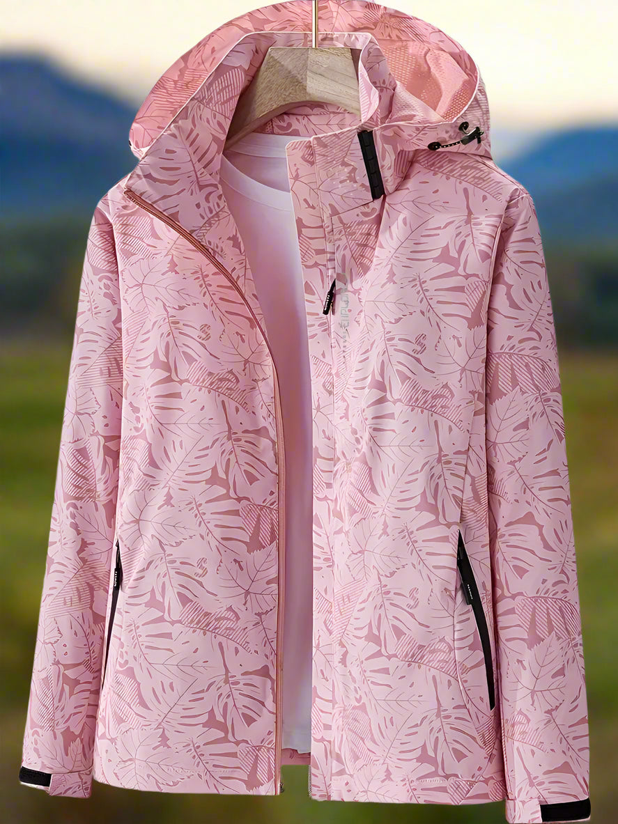 Women's Hooded Zip Up Outdoor Jacket