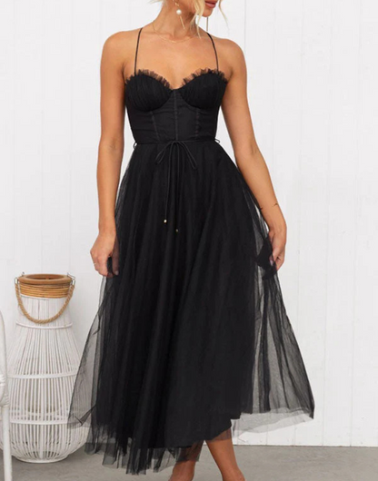 Women's Sleeveless V-Neck Maxi Dress Lightweight