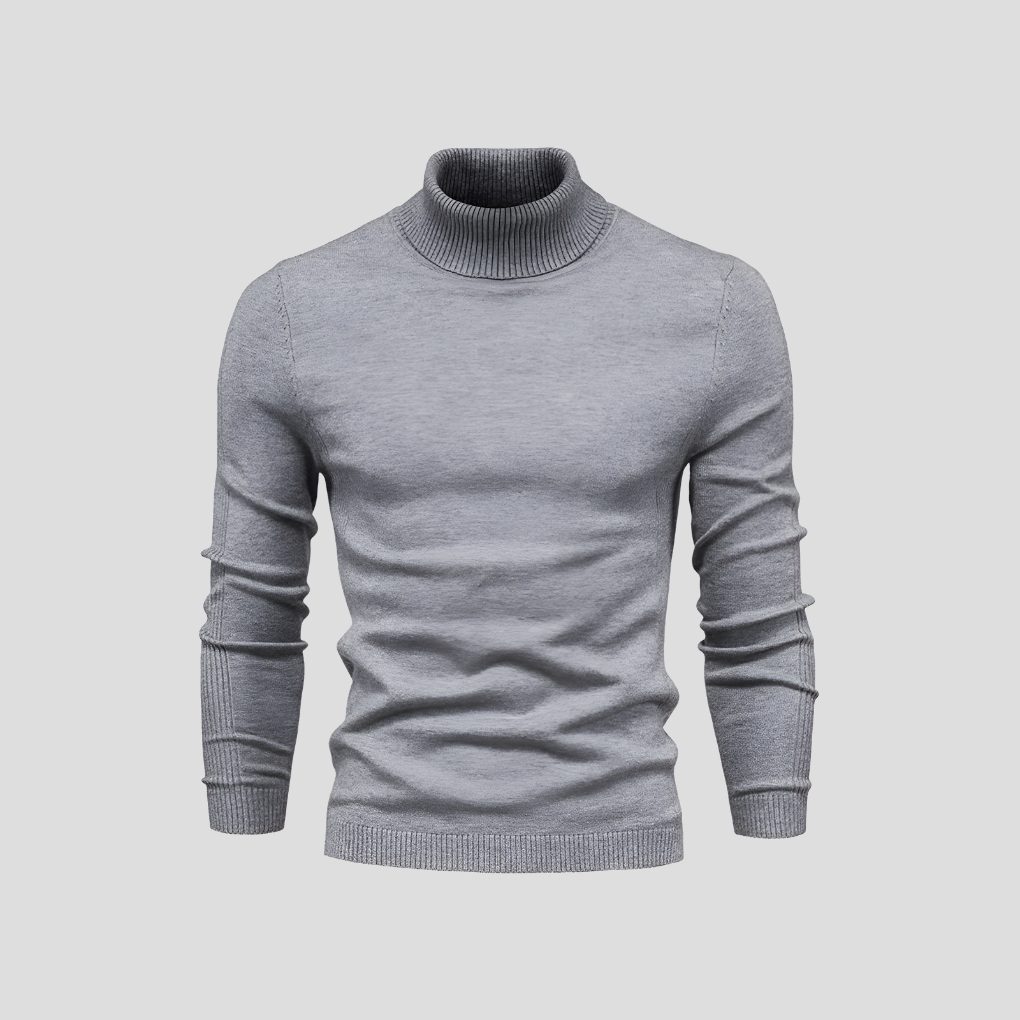 Men's Turtleneck Wool Sweater