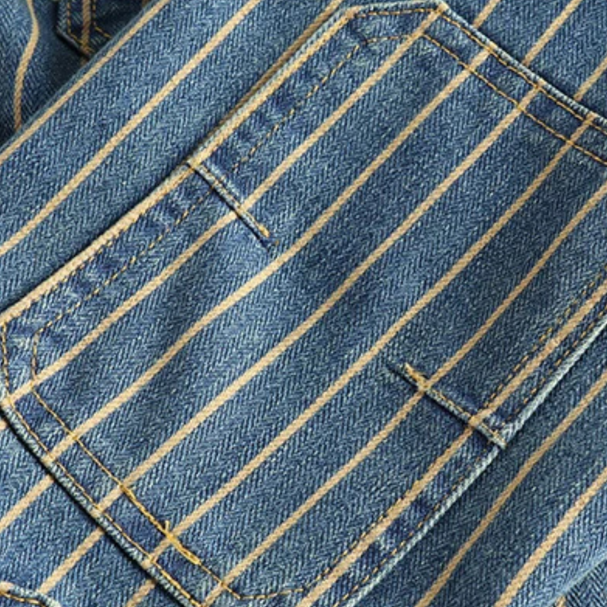 Men's Heavy Cotton Striped Casual Shirt